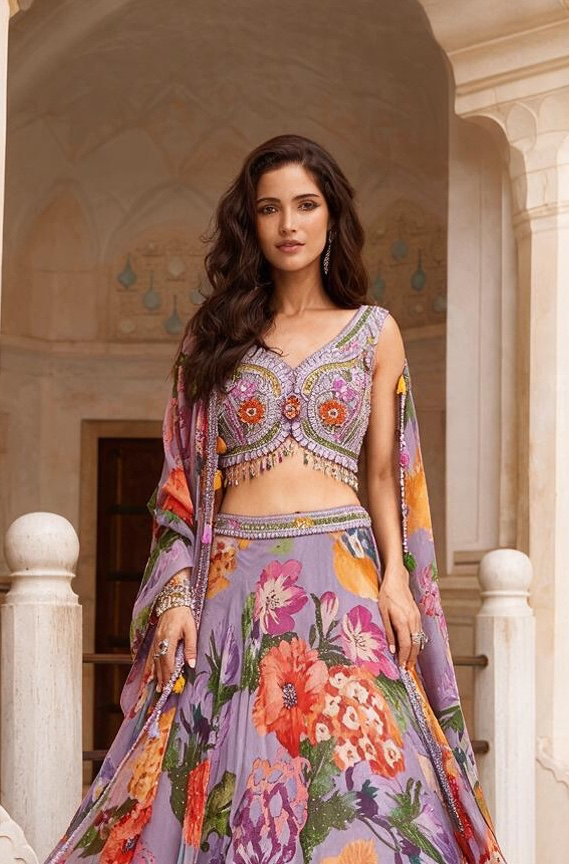 Mehima mahazan inspired Bollywood designer replica lehenga