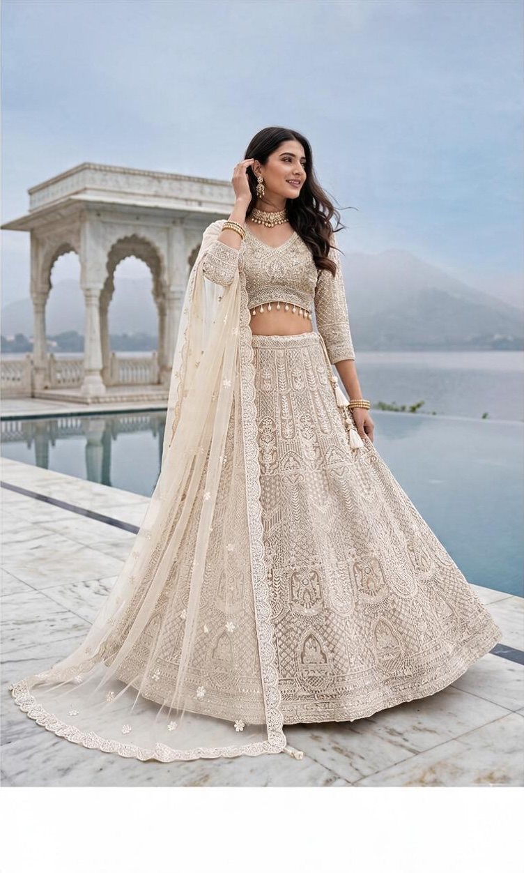 Gold color lehenga