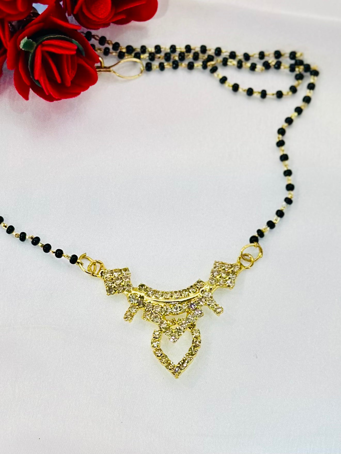 Diamond Mangalsutra Womens , Gold Plated Mangalsutra, Bollywood Actress Mangalsutra, Indian Jewelry, Indian Mangalsutra
