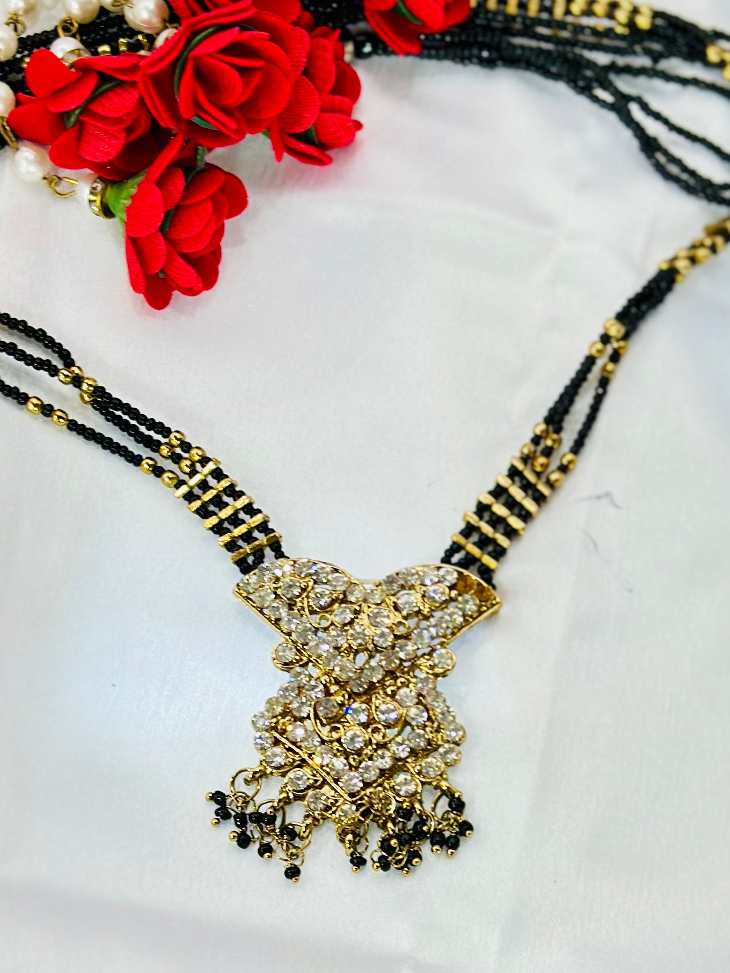 Diamond Mangalsutra Womens , Gold Plated Mangalsutra, Bollywood Actress Mangalsutra, Indian Jewelry, Indian Mangalsutra