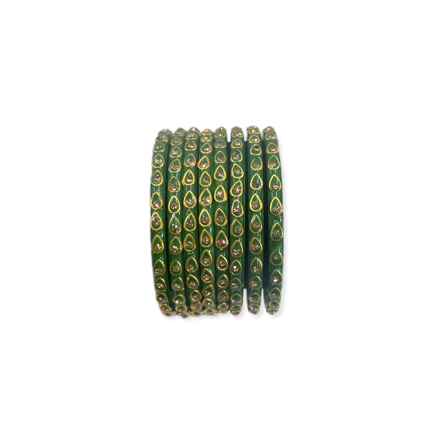 Green color Glass bangles
