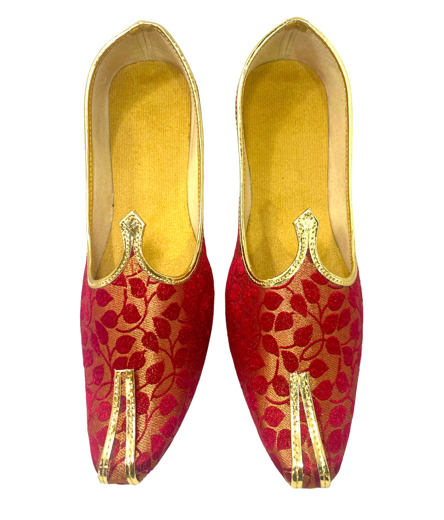 Red color punjabi Jutti for mens