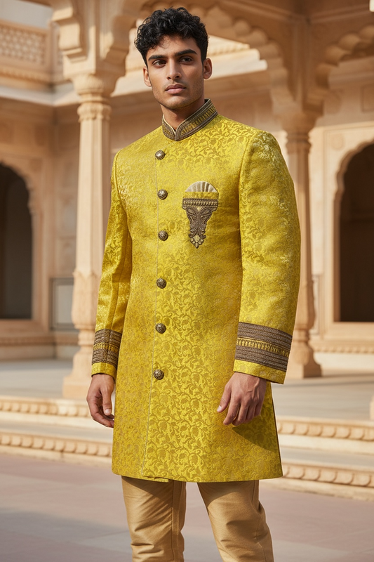 Mens handwork sherwani
