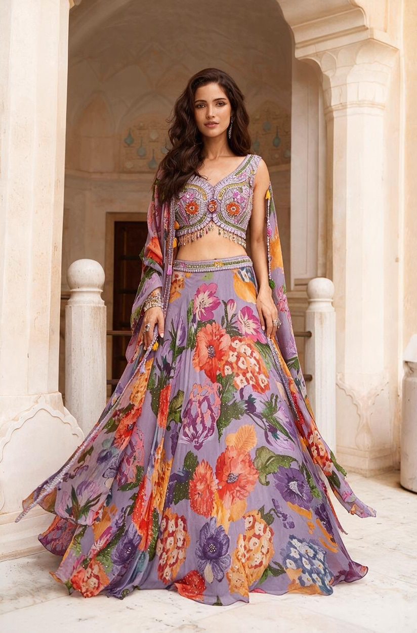 Mehima mahazan inspired Bollywood designer replica lehenga
