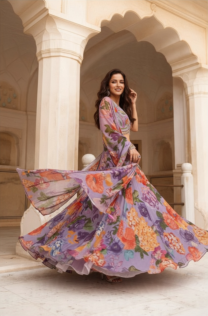 Mehima mahazan inspired Bollywood designer replica lehenga