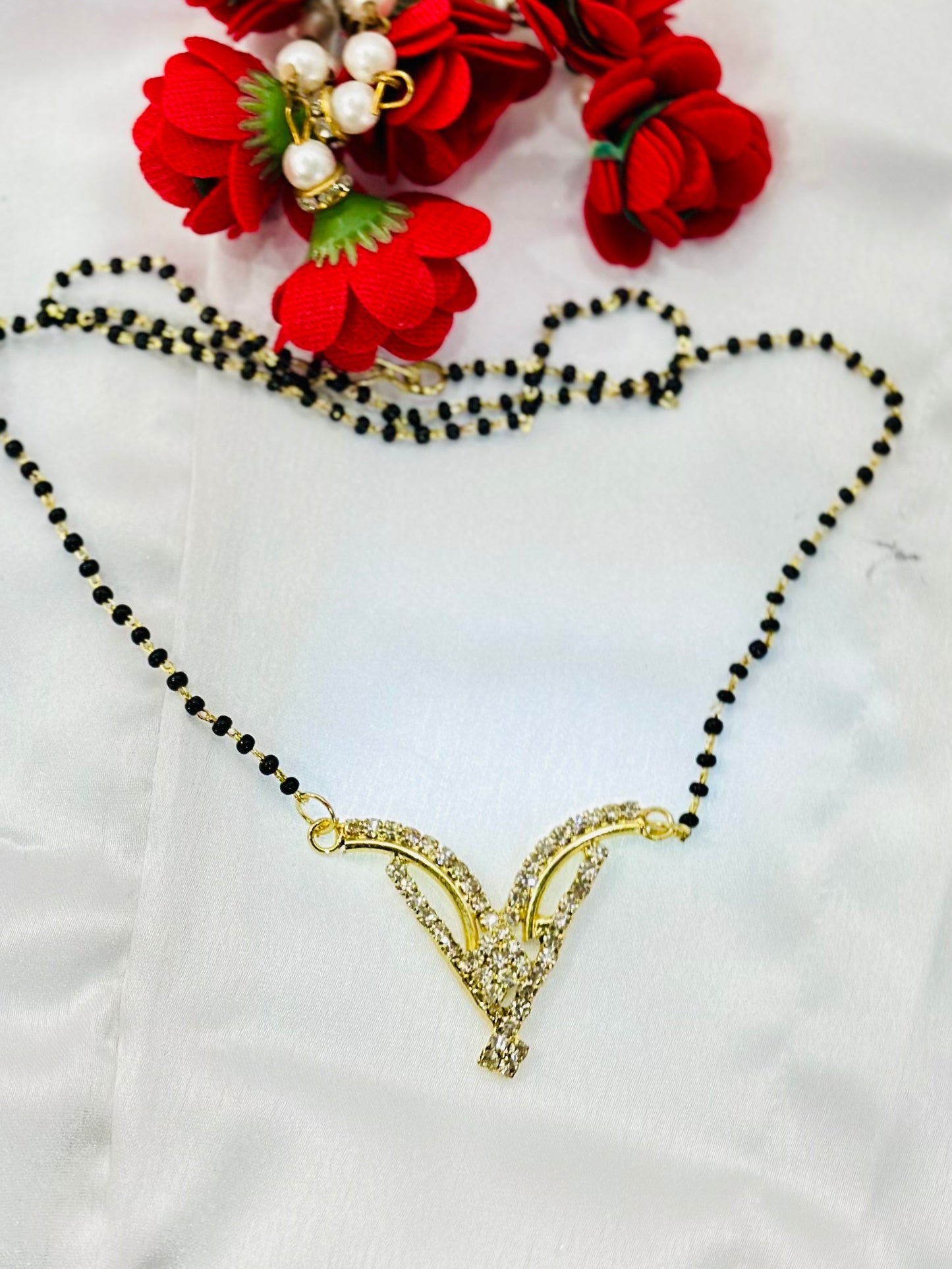 Diamond Mangalsutra Womens , Gold Plated Mangalsutra, Bollywood Actress Mangalsutra, Indian Jewelry, Indian Mangalsutra