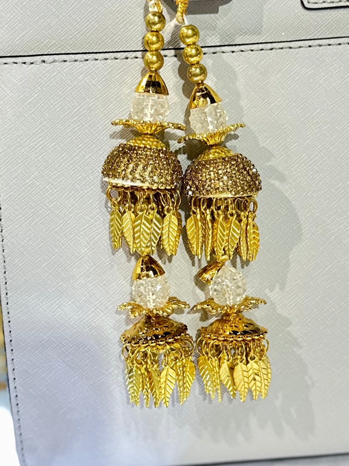 Traditional Golden Wedding Kalira/Kalere/Kaleera Bridal Hand Hanging Kalira for Women and Girls