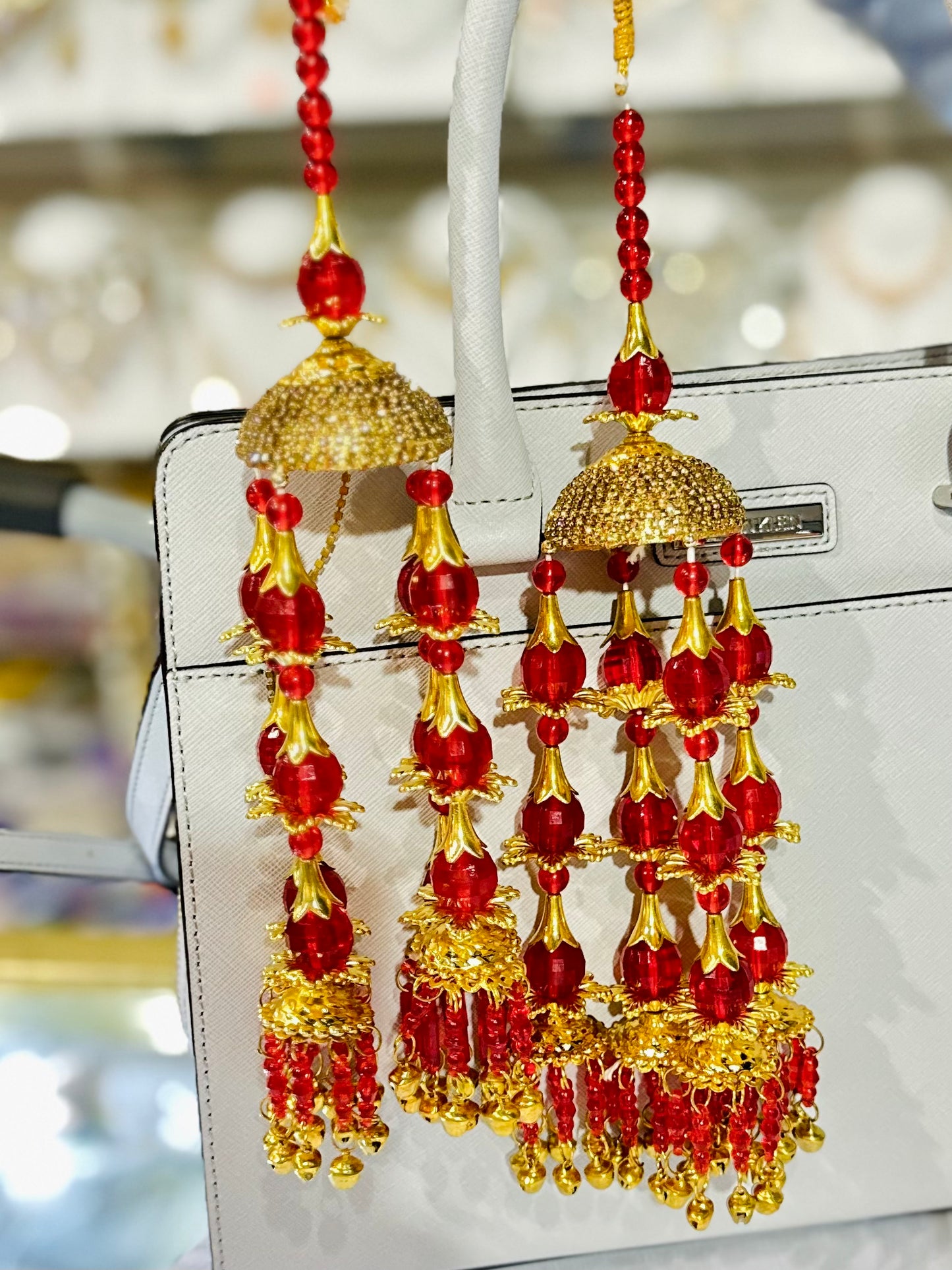 Traditional Golden Wedding Kalira/Kalere/Kaleera Bridal Hand Hanging Kalira for Women and Girls