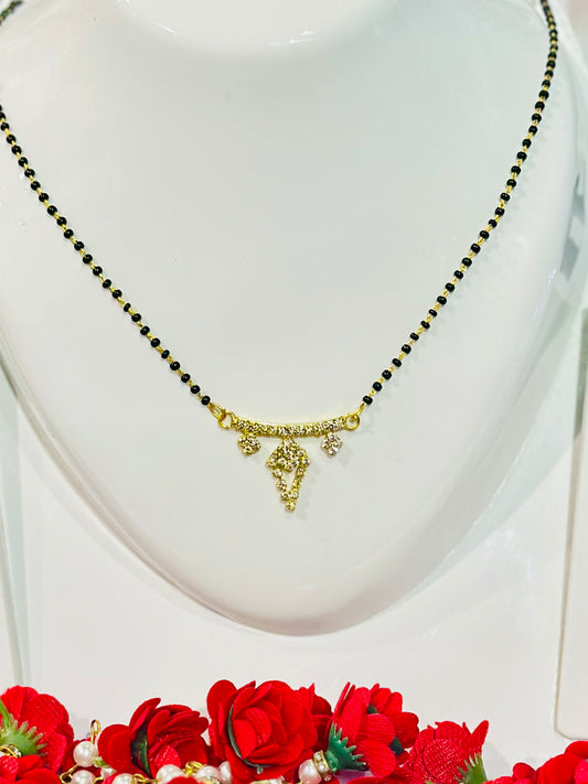 Diamond Mangalsutra Womens , Gold Plated Mangalsutra, Bollywood Actress Mangalsutra, Indian Jewelry, Indian Mangalsutra