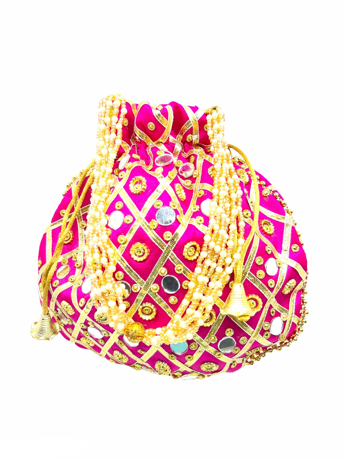 Handicrafts and jewellery Designer Women Potli Bags, Evening Handbags for women