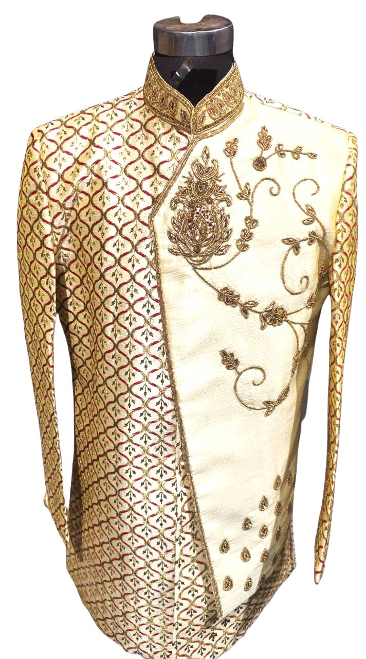 Mens handwork sherwani