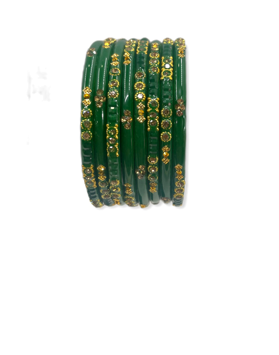 Green color Glass  bangles