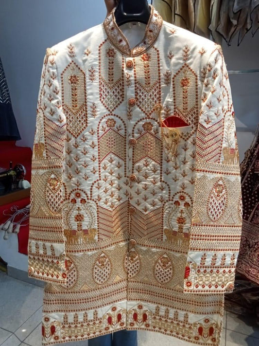 Mens handwork sherwani