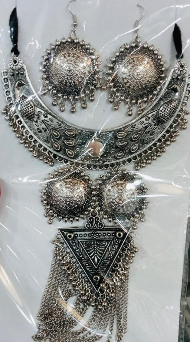 Oxidized Jewelary set