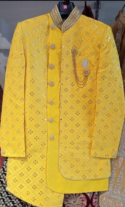 Mens handwork sherwani